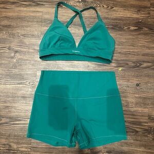 Lululemon Aqua Activewear Set